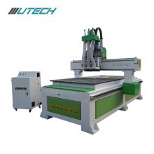 multihead cnc wood cutting machine for furniture industry
